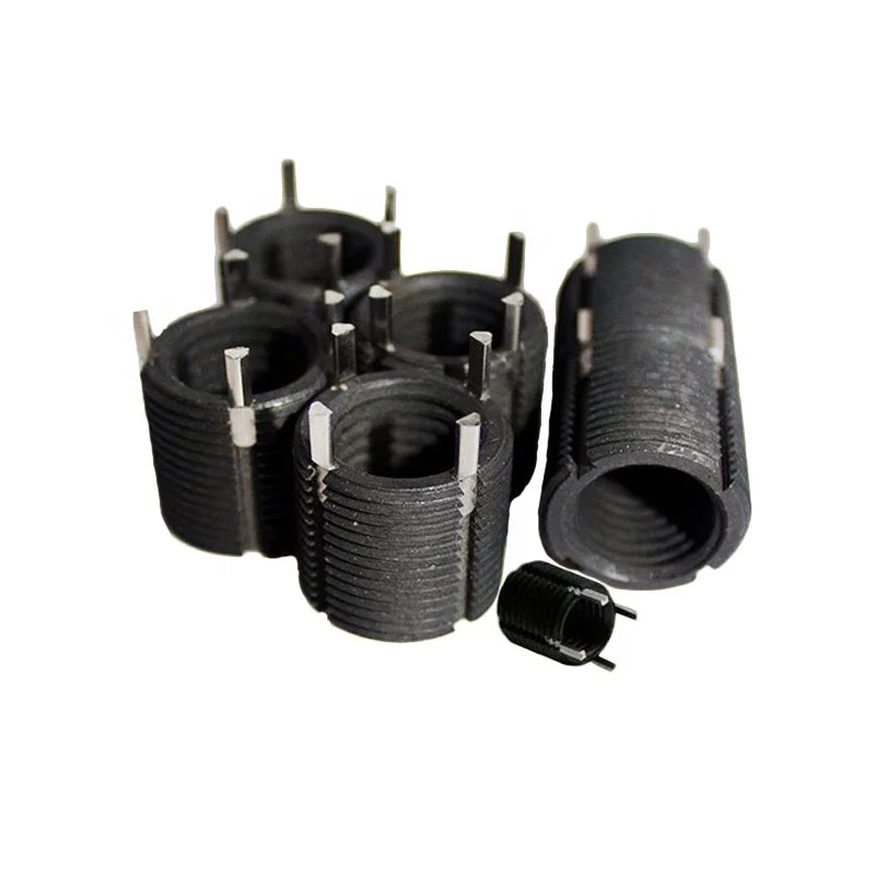 Four Key Locking Thread Insert Wire Fasteners Heavy Duty Threaded Inserts Furniture Carbon Steel Threaded Hole Inserts Durable