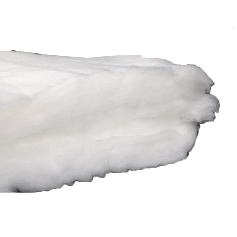 Soft Breathable Non-woven Organic Cotton Wadding with Hot Air Technology for Furniture Garment Use Eco-Friendly Custom Thickness