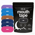 HLK Lavender Scented Customize Package Premium Bamboo Silk Cotton Breathable Anti Snore Sleep Mouth Tape with Hole