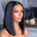 8-16'' Lace Front Bob Wig Virgin Human Hair Bob Wig Brazilian Cuticle Aligned HD Lace Closure Frontal Human Hair Wigs