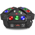 9Pcs Rgb Lamp Beads Rotating Heads Rgb Stage Effects Light Dmx512 Disco Lights Party Laser Lights