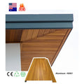 Wood Grain Soffit Metal Ceiling Aluminum Design for Interior and Exterior Walls Moisture-Free Coastal Style