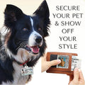 Blanks Personalized PET License Tag Sublimation MDF Dog ID Anti-lost Card for Home Decoration