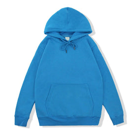 Premium Quality Men's Autumn Sweatshirt New Style Thick Hoodie in Solid Color Lightweight Heavyweight Features Plain Design