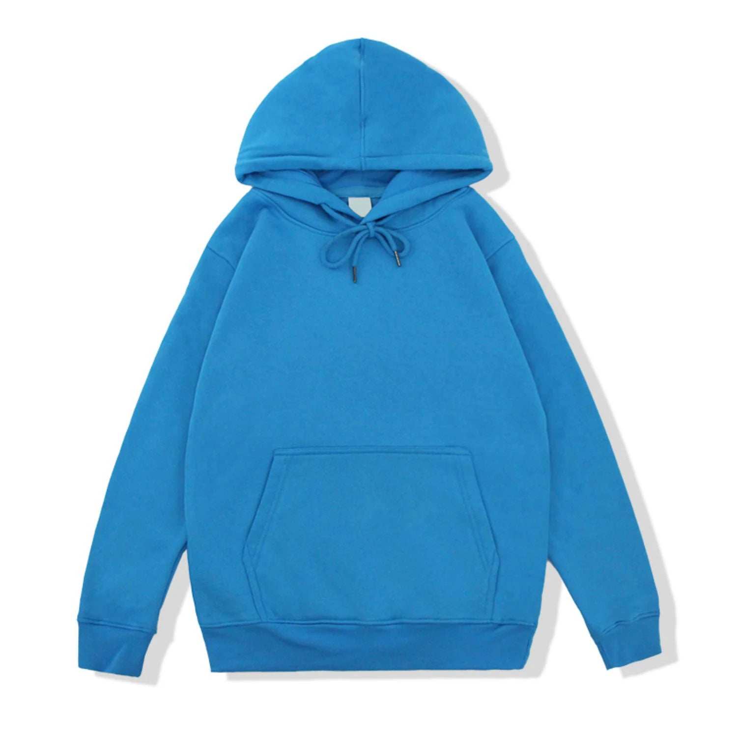 Premium Quality Men's Autumn Sweatshirt New Style Thick Hoodie in Solid Color Lightweight Heavyweight Features Plain Design