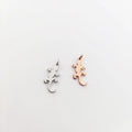 Exquisite Latest Design High Polishing Popular Choker Animal Gecko Pendant Stainless Steel Wholesale Necklaces