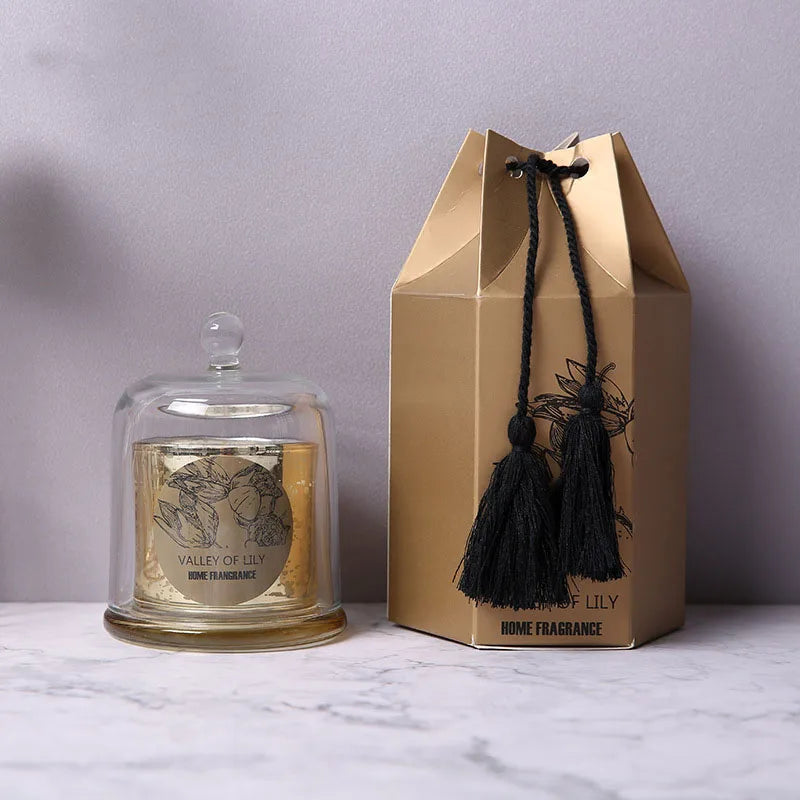 2025 Trending Luxury Fragrance Scented Candles Set by Soy Wax with Glass Ceramic Candle Jars for Birthday Christmas Home D��cor