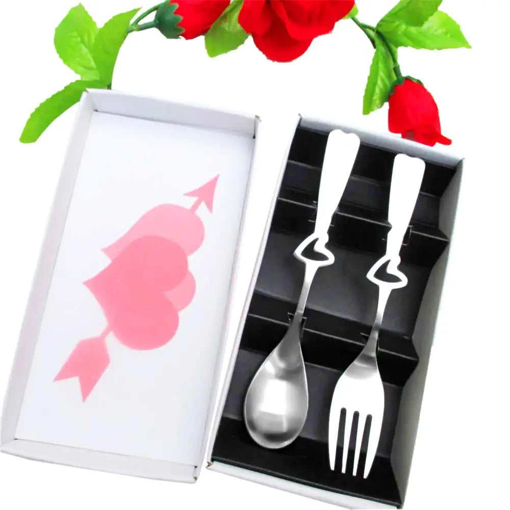 Wedding Gift for Guests Carton Gift Box Wedding Door Gift Spoon Fork Set