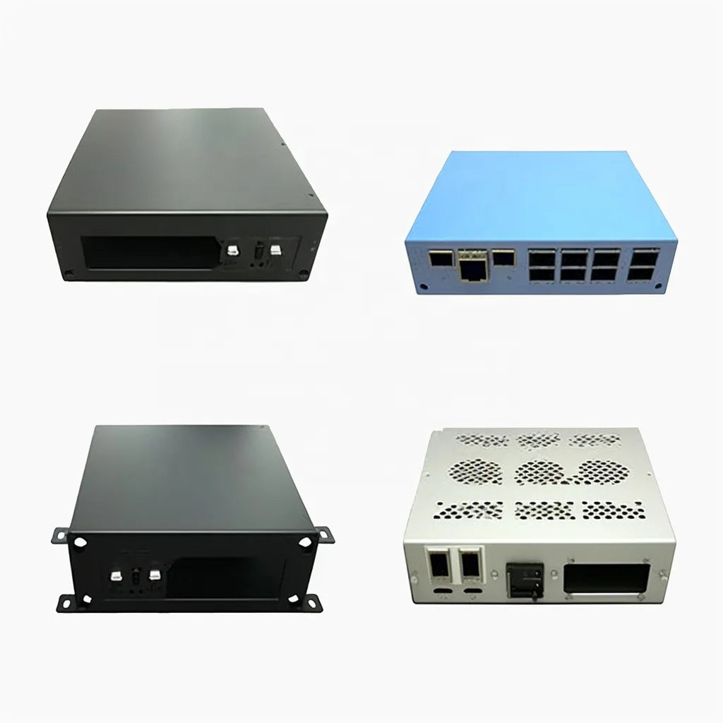 TZR Factory - Made Custom Colors & Logos Electronics Spray Coating/Sandblasting/Anodizing Enclosures Aluminum/Steel Case