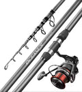 2.1m-5.4m Surf Casting Rod Pole Carbon Extendable Surfcasting Telescopic Rock Sea Fishing Rods Long Casting Surf Fishing Rod