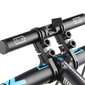 Cycle Zone Bike Handlebar Extender Bracket Aluminum Alloy Rechargeable Mountain Bikes Black Cycling Headlight Lamp Flashlight