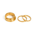 Plain Statement Promise Ring Band Women Knuckle 18K Gold Midi Thin Classic Stackable Petite Slim 2MM Comfort Fit Size 4 to 10