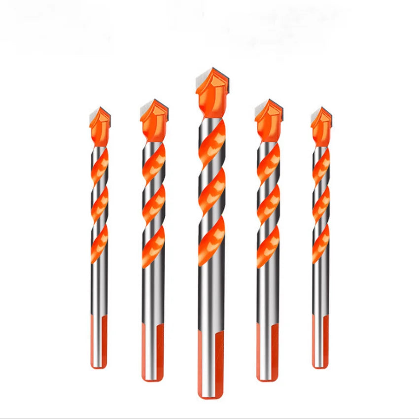 Sharp and Durable Triangular Twist Carbide Drill Bit with High Alloy Hardness Water Cooling Required for Ceramic Tile Drilling