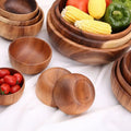 Professional Manufacturer's Eco-Friendly Acacia Wood Bowls Classic Design Reasonable Price