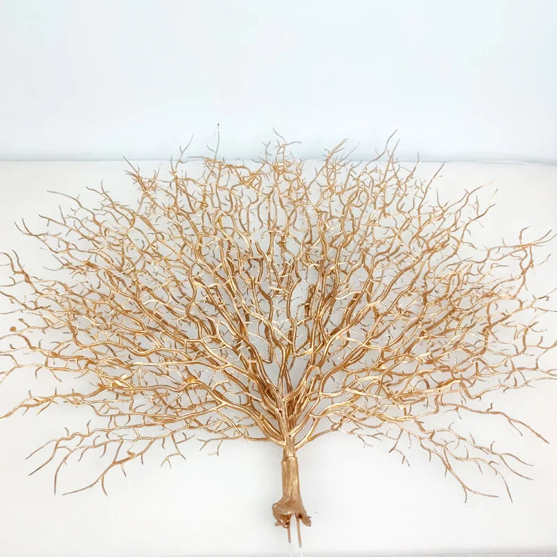 O-X409 Wholesale Diy Plastic Artificial Coral Branch Decoration Hot Sale Hot Sell Red Coral Branch for Hotel Home Wedding Decor