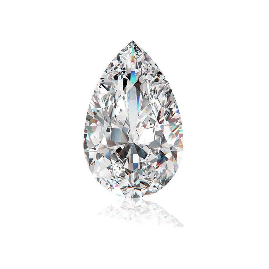 VOAINO VVS VS 1carat 1.5carat 5carat IGI GIA Certified HPHT CVD Pear Shaped Cut Loose Lab Grown Diamond