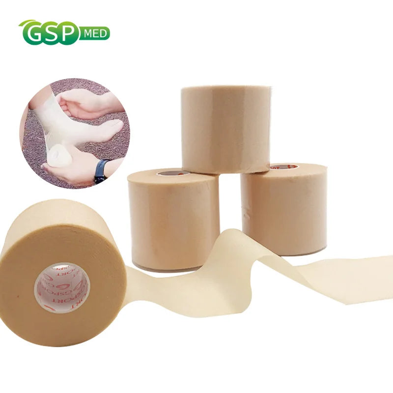 7cm*27m  Pu Foam Under Wrap Breathable Sponge Soft Foam Bandage Breathable Under Wrap Foam Tape Medical Foam Under Wrap