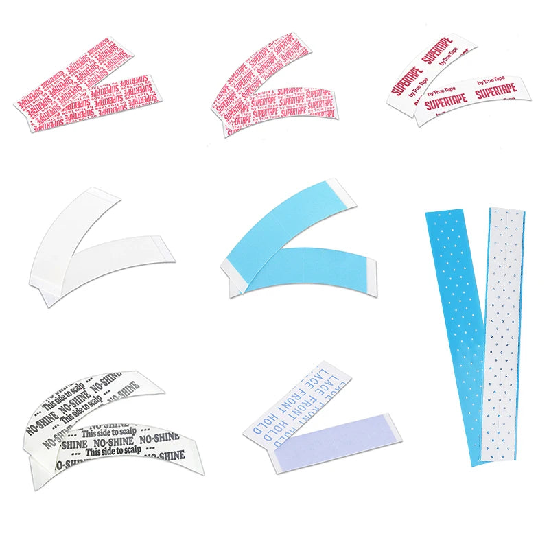 36pcs/pack Lace Front Tape Double Sided Tape Super Hold Adhesive Tape Strips for Lace Front Wig/Toupee