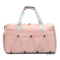 Original Design for Pink Duffle Bag for Women Hot Sale Foldable School Bag with Zipper Closure Stylish Polyester Student Bag