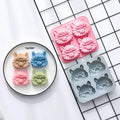 4 Alpaca Shape Silicone Molds Commercial Grade Food Grade Baking Tool for Cake Pudding Dessert and Chocolate Packaged in Bag