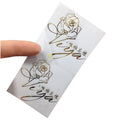 Custom Waterproof Transparent Adhesive Cosmetic Private Packaging Clear Vinyl Label Stickers Perfume Skincare Toothpaste Shampoo
