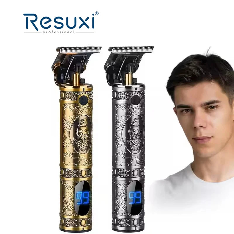 Resuxi in STOCK JM-700AL Electric Hair Cut Machine Low Noise Rechargeable Cordless T9 Cutting Hair Trimmer for Men
