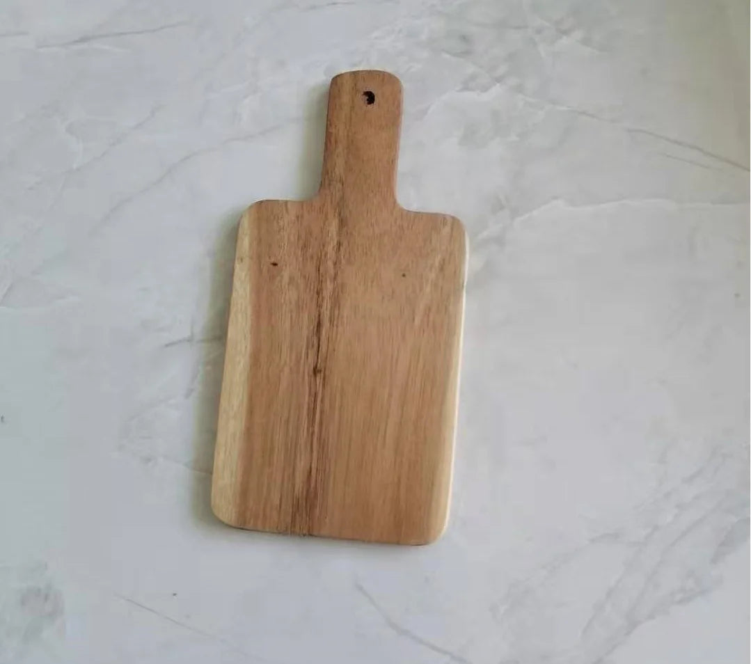 Natural Color Mini Wooden Cheese Cutting Board