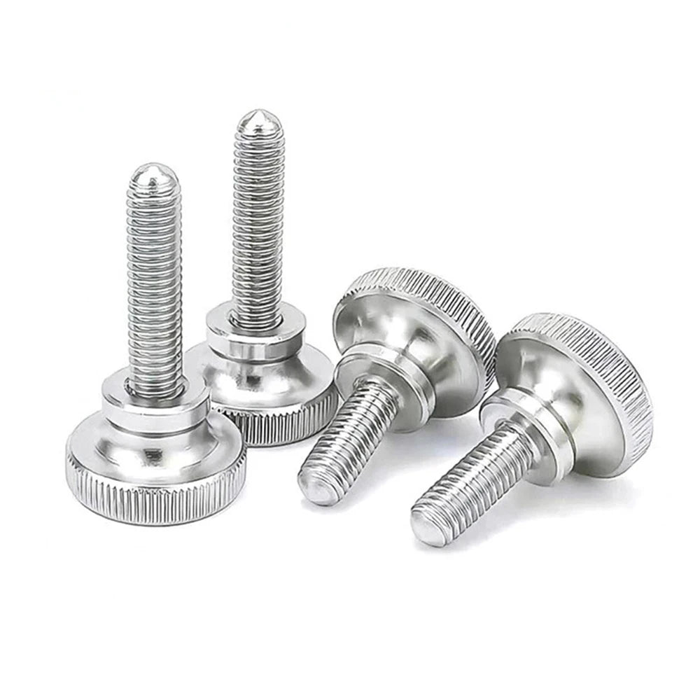 GB834 Metric Flat Head Knurled Stainless Steel 18-8 High Head Double Step Thumb Screw