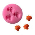 Hengya Diy Baking Cake Mould 3 Fruit Strawberry Shaped Funny Handmade Silicone Rubber Soap Mold