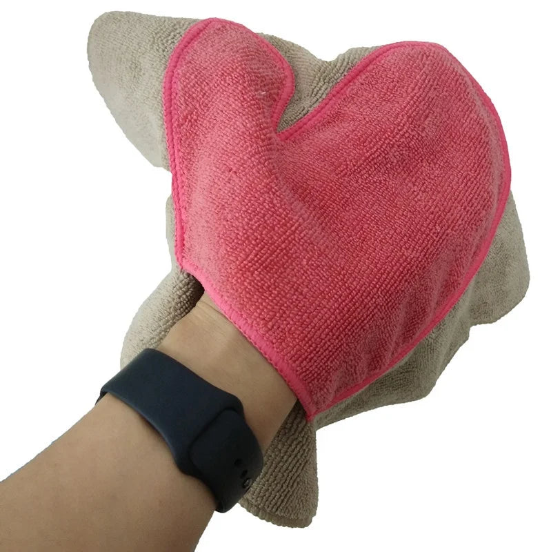 Universal Microfiber Cleaning Cloth Gloves Shape for Kitchen and Household Easy Cleaning