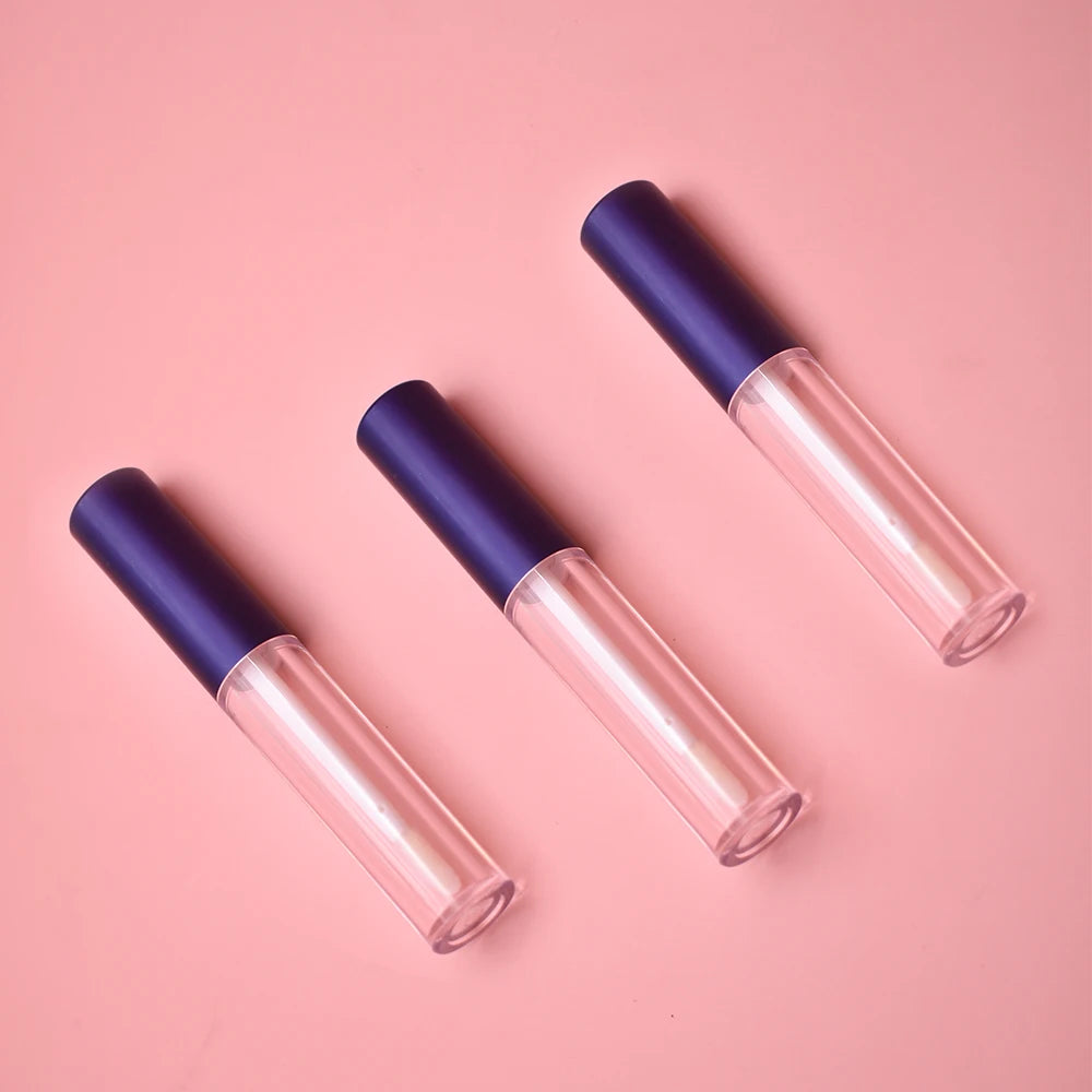 Eco Friendly Custom Lipstick Tubes Container 3ml 5ml 7ml 10ml  Plastic Lip Balm Tube Package Slim Lipstick Tube