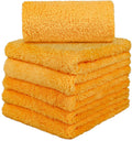380GSM Edgeless Knitted Microfiber Quick-Dry Car Wash Towel 40x40cm Custom Logo Polyester Cleaning Cloth Drying Kitchen Use