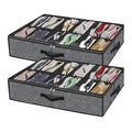 Foldable Shoes Wardrobe Clothes Organizer Bag Under Bed Wardrobe With Shoe Rack