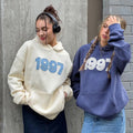 Women's Autumn Winter Hoodies & Sweatshirts New Digital Print Long Sleeve Hooded Loose Hoodie Trendy Girls Sweater