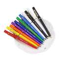 Hot Sale Custom Logo Printed 1.0mm Ballpoint Pen Simple Plastic New Promotion Gift