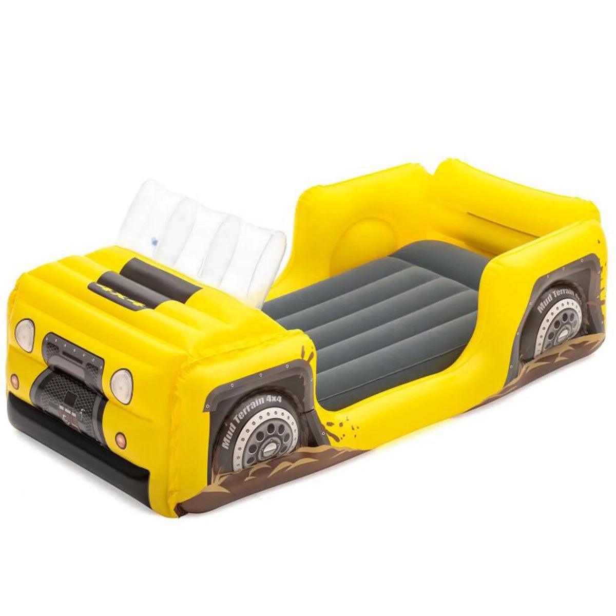Bestway 67714 Inflatable Off-Roader Dream Chaser Air Mattress Children Beds Kids Furniture