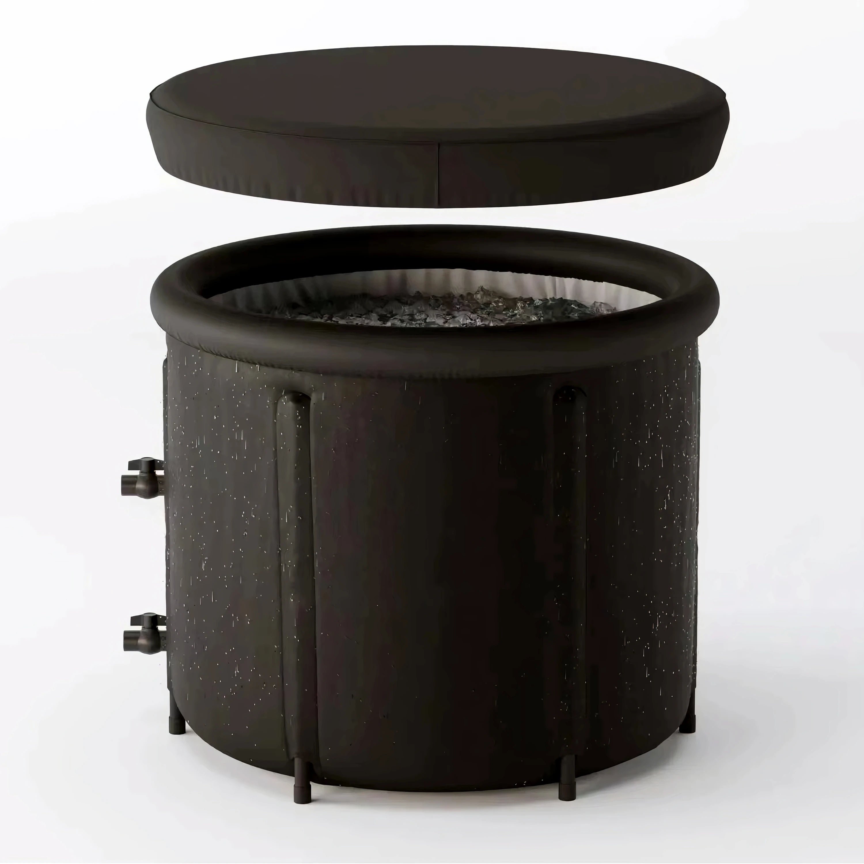 Vanace IB-02 80*75 8-Pole Sports Recovery PVC Pool Outdoor Home Use Cold Plunge Water Chiller Logo Ice Bath Accessories SPA