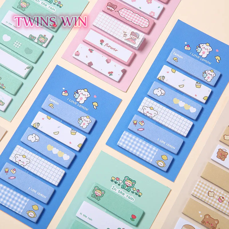 New Office Notes n Times Student Colored Stickers Cartoon Cute Pet Sticky 1751