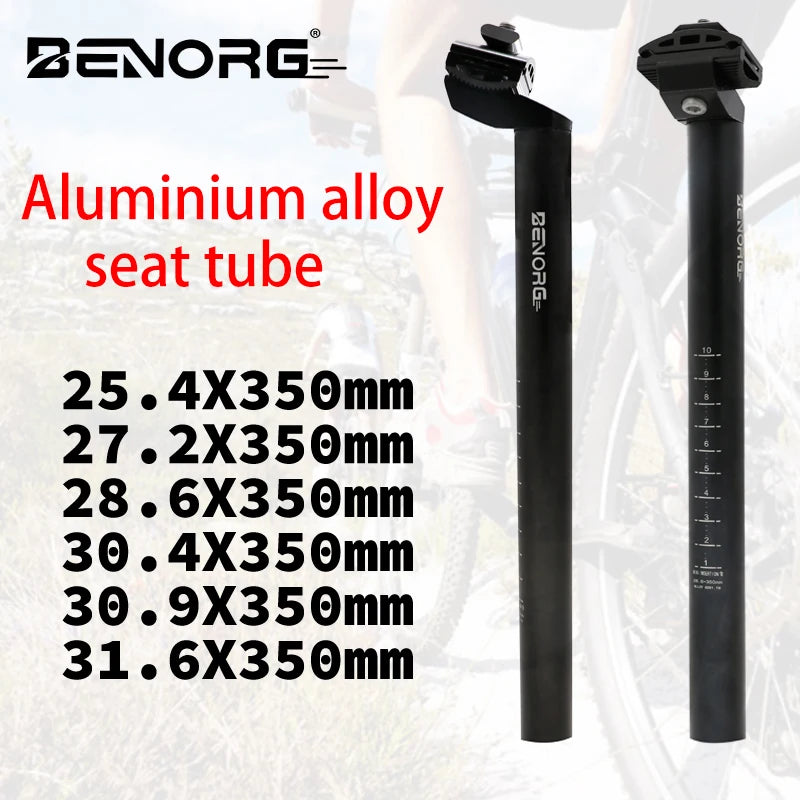 High Quality Adjustable Seat Post Bike Aluminum Seat Tube Material Type Length 350mm Diameter 25.4mm