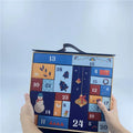 Recyclable Christmas Baby Gifts Souvenirs Boxes Paper Cardboard Storage Blind Gift Advent Calendar 24 Box Foldable Magnetic Flap MegaBDM
