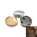 Custom Metal Fashion Waterproof Seashells Anti Tarnish Beachwear Square Connector Hardware for Swimwear Accessories