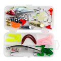 12*6.4*2.4cm 98.4g 22pcs Fishing Lure Set Wholesale Cheap Artificial Lure Set Combained Fishing Baits Mixed Fishing Lure Kit