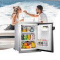 DC-40 40L 12V Single Solid Steel Door Hotel Room Built-in Car Fridge  With Compressor Hotel Mini Bar Fridge