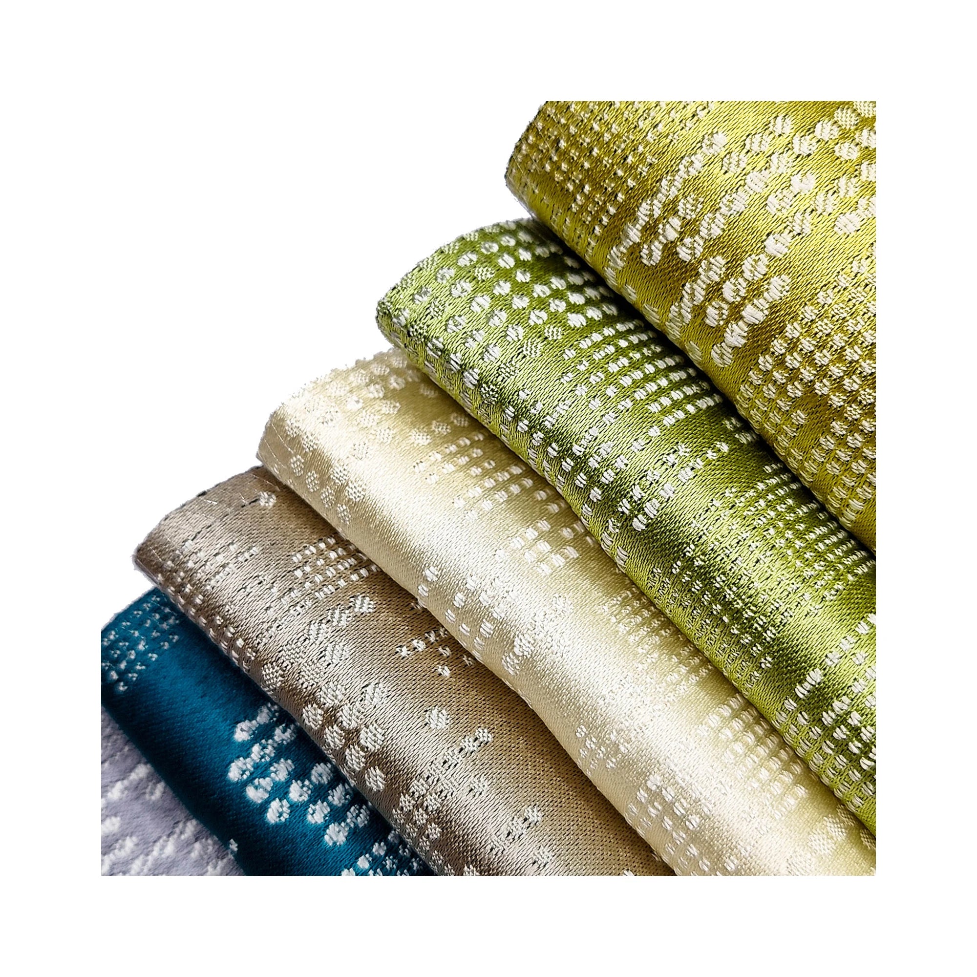 M&Y Luxury 100% Polyester Jacquard Curtains Fabric Roll for Home Textile & Cushions for Living Room