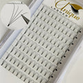 Wholesale Korean PBT Heat Bonded 3D 4D 5D Short Stem Premade Volume Lashes Fan Bulk CD Curl