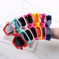 Lmamba 88950 Custom Colorful Trendy Luxury Square Thick Sun Glasses Men Women Lentes De Sol Shades Sunglasses 2024
