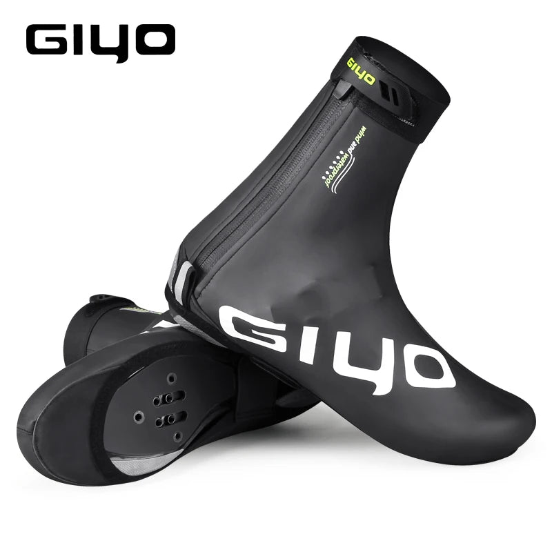 GIYO Cycling Shoe Covers Winter Waterproof MTB Road Bike Racing Overshoes Windproof for Men Women Comfortable Bicycle Footwear