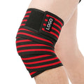 Nylon Sports Elastic Knee Straps for Support Cross Training WODs Gym Workout Weightlifting Fitness Powerlifting
