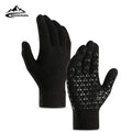 For DZ32 Solid Color Men's Full Finger for Screen Eco-Friendly Windproof Winter Cycling Outdoor Daily Use Gloves