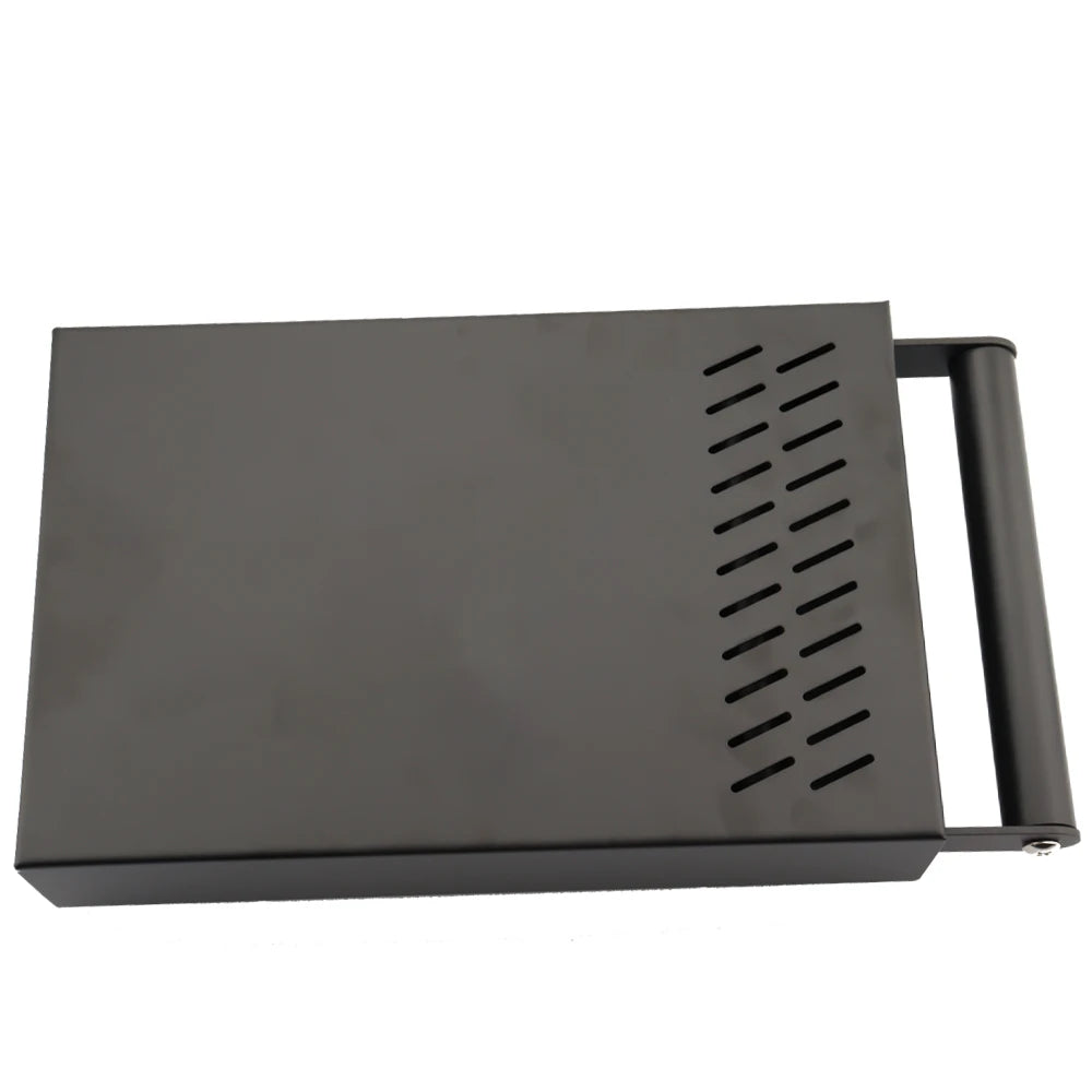 Wholesale Big Size Espresso Coffee Knock Box Drawer With Handle OEM Stainless Steel Black Barista Knock Box Drawer